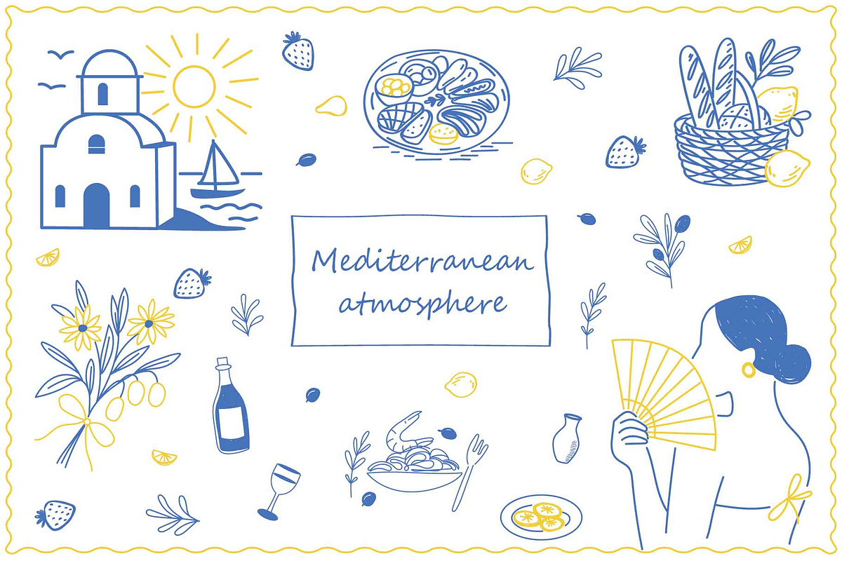 Mediterranean Outline Contour Icon, a Graphic by Imaginary Party (Photo 1 of 10)