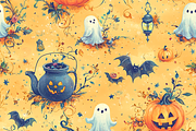 Whimsical Halloween Delight, a Background Graphic by Printable Treasure (Thumbnail 6 of 6)