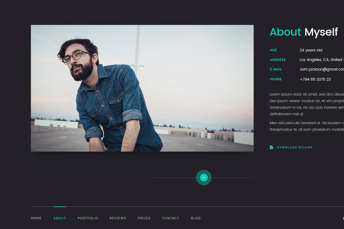 Supersonic — Creative Resume/CV PSD, a Resume Template by ScienteCraft (Photo 3 of 33)