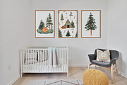 Sleeping FOREST. Watercolor animals, an Animal Illustration by Ooh Lily (Thumbnail 9 of 18)