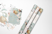 Spring Mint Birds Flower Pattern, a Pattern Graphic by paper aesthetic (Thumbnail 2 of 10)