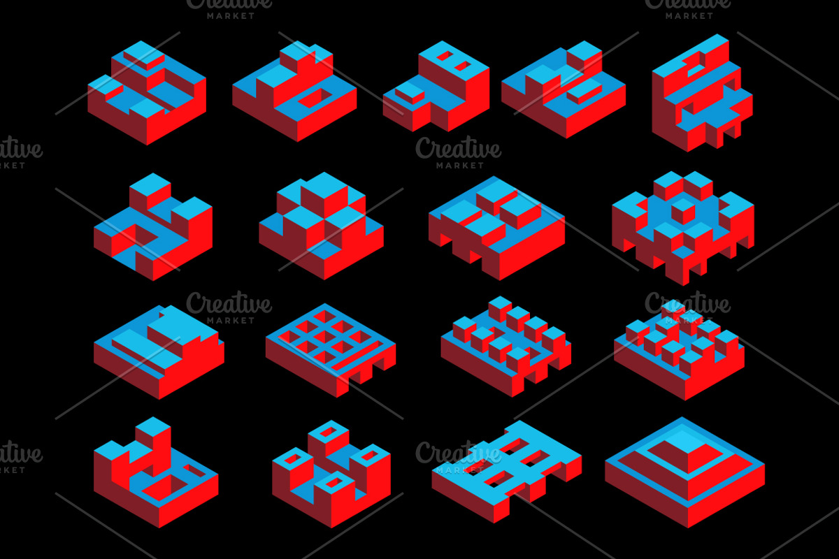 Logos geometric, an Object Graphic by AlexZeL (Photo 2 of 2)