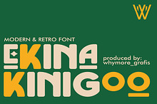 Ekina Kinigoo Bold Retro Font