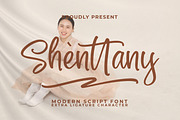Shènttany, a Script Font by Integritype Studio (Thumbnail 1 of 15)