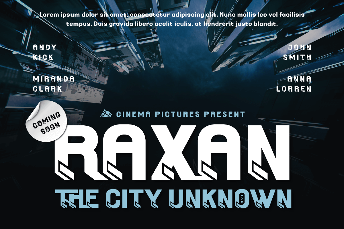 THE BOKRUN | Futuristic Font, a Sans Serif Font by twinstd (Photo 9 of 13)