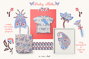 Paisley Moths collection, a Pattern Graphic by Mona Ahmed (Thumbnail 6 of 11)