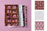 Bookish Valentine Seamless Patterns, a Pattern Graphic by Alanna Messina Design Co (Thumbnail 6 of 8)