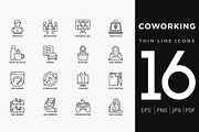 40 Coworking Templates / 16 Icons, a Flyer Template by Alex Blogoodf (Thumbnail 5 of 13)