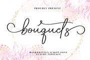 Bouquets | Script Font, a Handwritten Font by Scratchones (Thumbnail 1 of 9)
