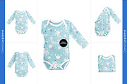 20x Baby Onesies BUNDLE Mock-up Sets, a Books & Magazine Mockup by BlackMocca (Thumbnail 16 of 28)
