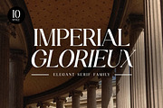 Imperial Glorieux Serif Family Font, a Serif Font by UICreative (Thumbnail 1 of 13)