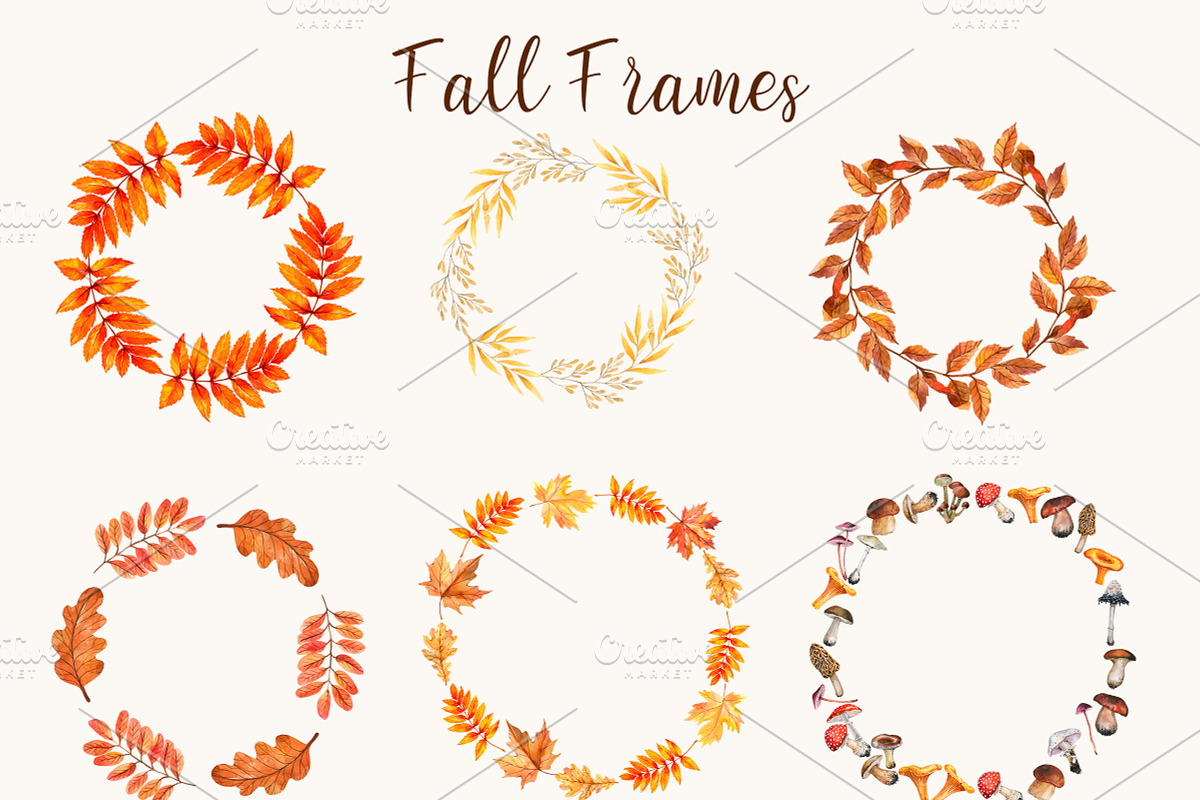 Watercolor Fall Bundle PNG, a Seasonal Illustration by PatternPalette (Photo 3 of 15)