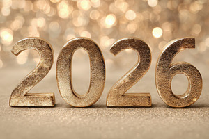 2026 in golden numbers, a Photo by Beautiful things