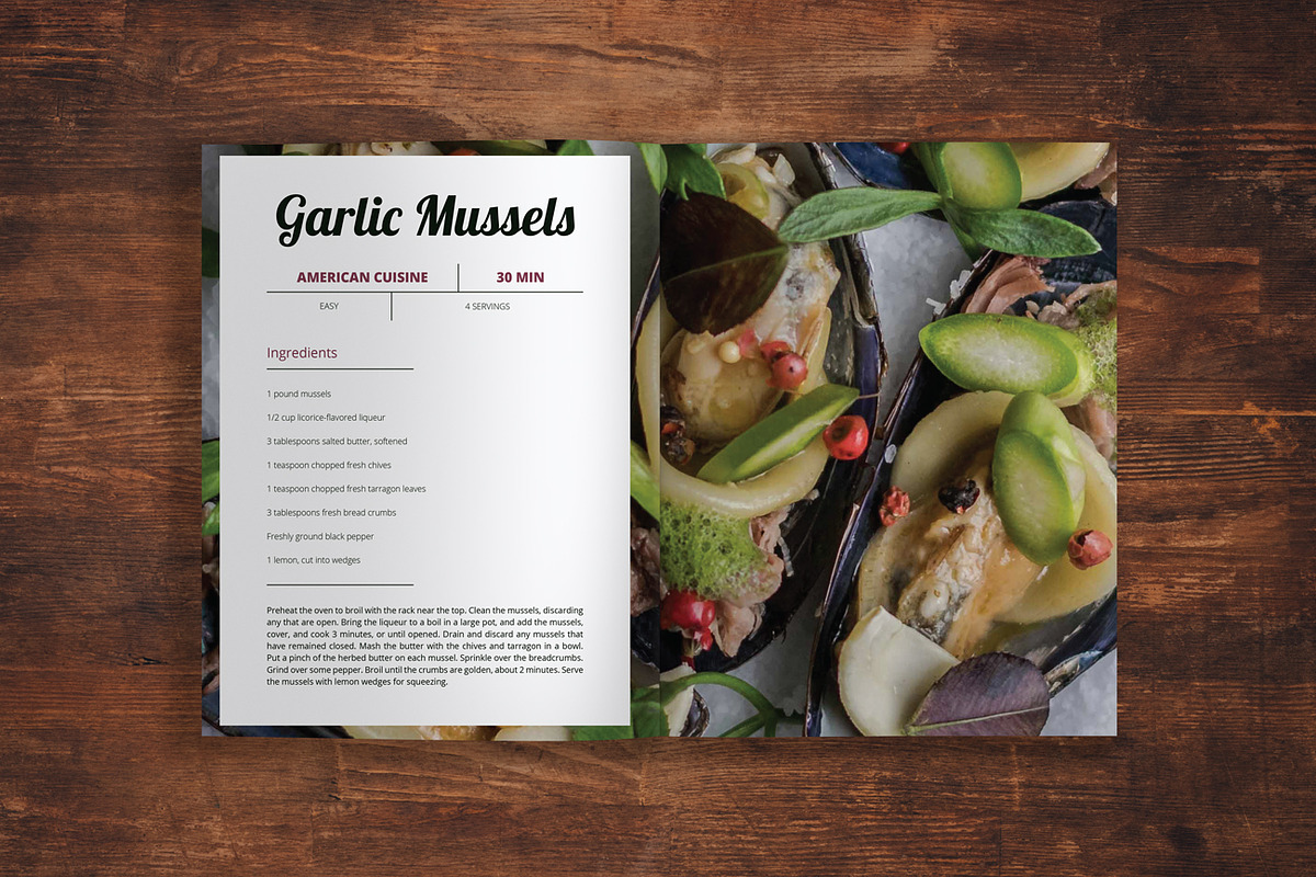 Modeno - A Modern Cookbook Template, a Brochure Template by Prixel Creative (Photo 8 of 18)