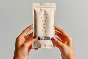 Sachet, a Product Mockup by OneVectorStock