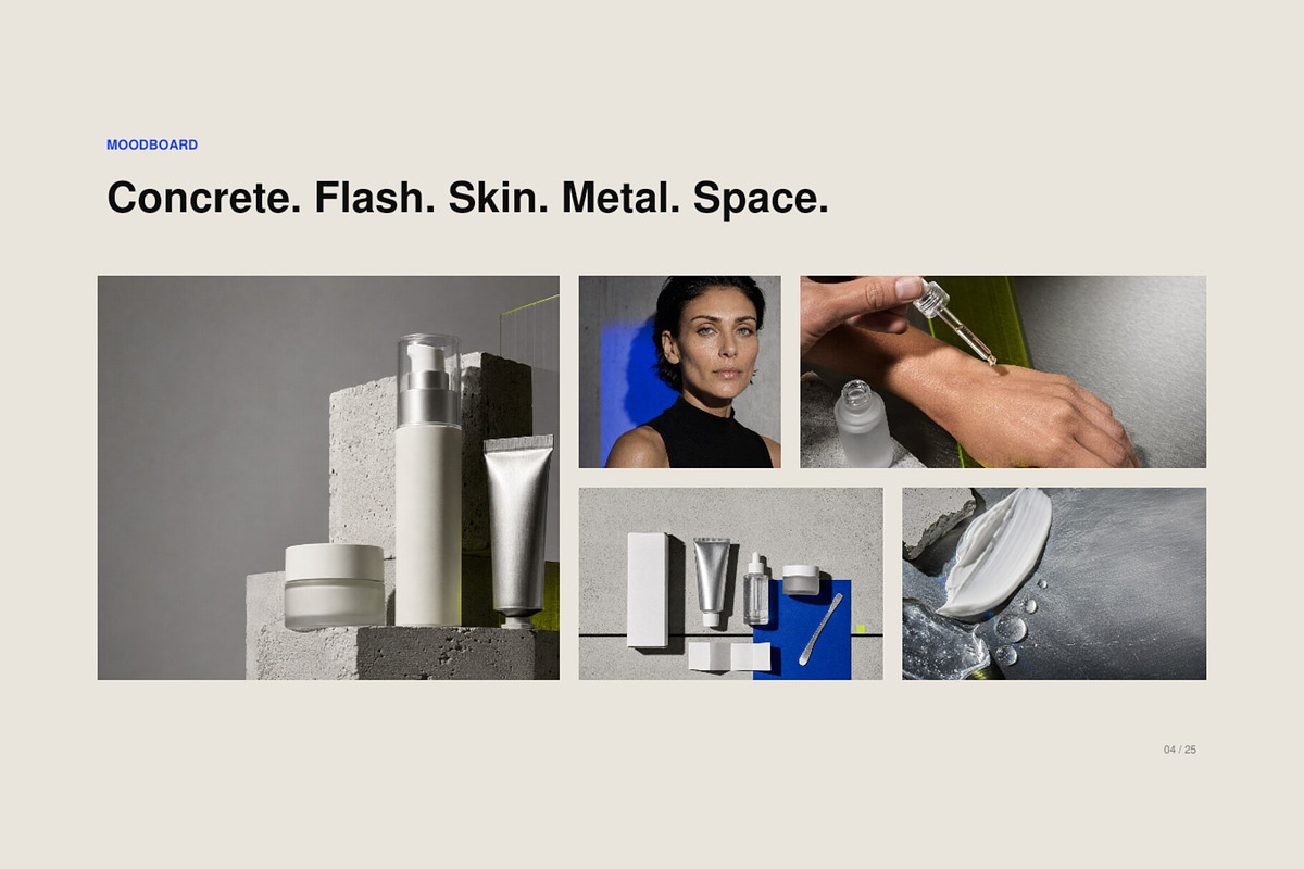 Brutalist Beauty Brand Campaign Kit, a Marketing Template by Dani Shami (Photo 3 of 8)