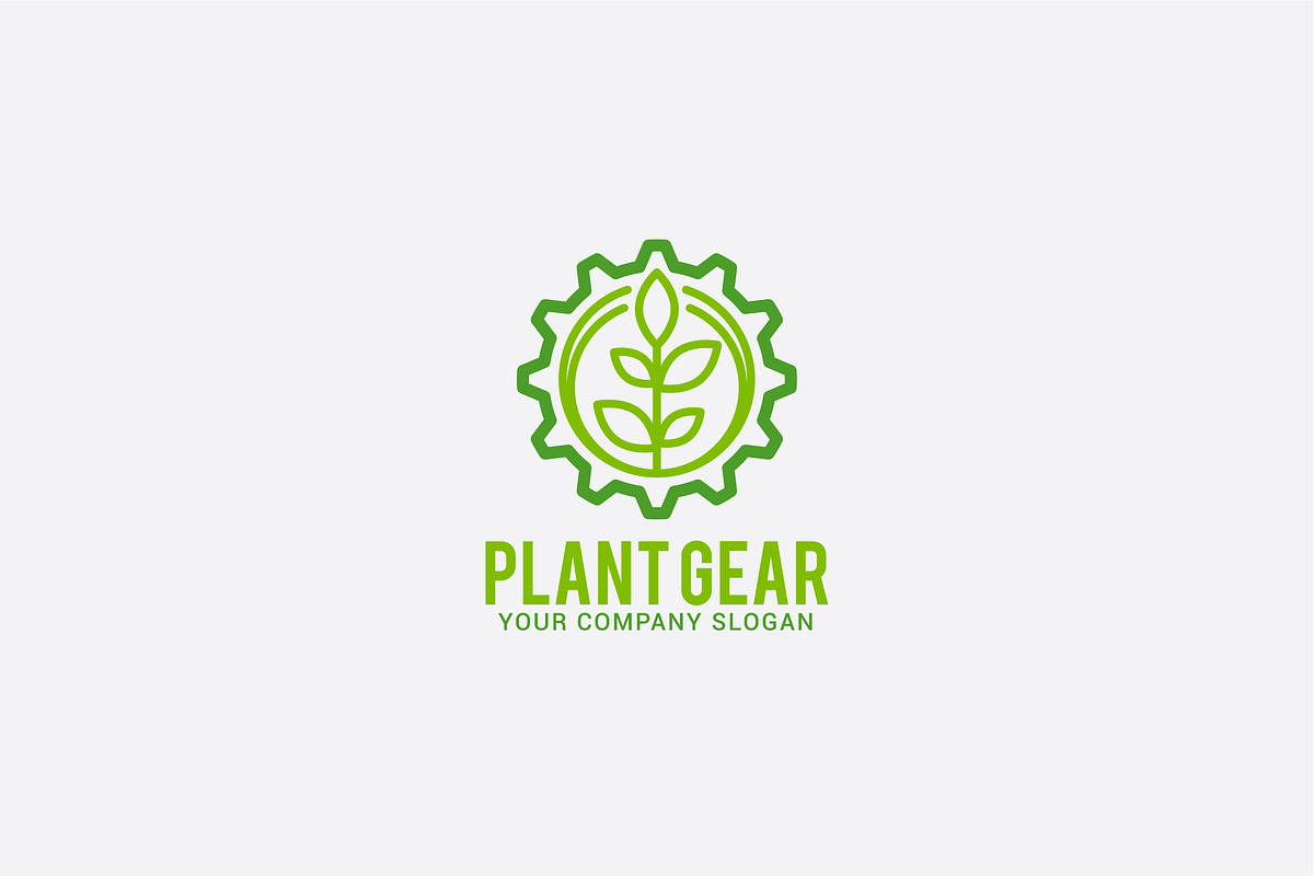 plant gear logo, a Branding & Logo Template by shazi (Photo 1 of 3)
