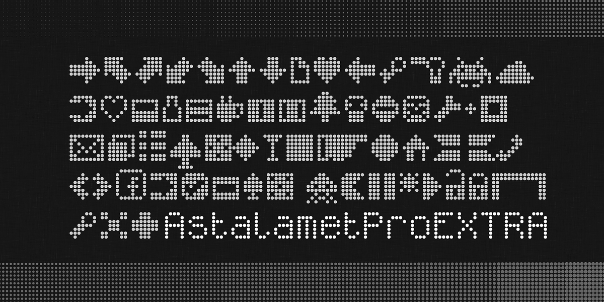 Astalamet Pro, a Symbol Font by GRIN3 (Nowak) (Photo 5 of 6)