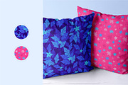 Blue vector seamless patterns, a Pattern Graphic by LartGraphics (Thumbnail 4 of 6)