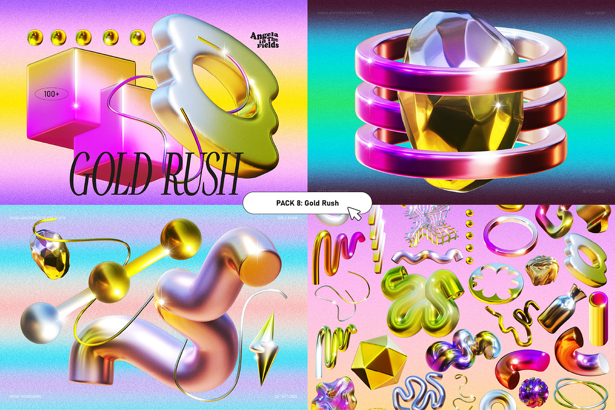 75% OFF Pop Futurism Bundle, an Object Graphic by angelainthefields (Photo 15 of 18)