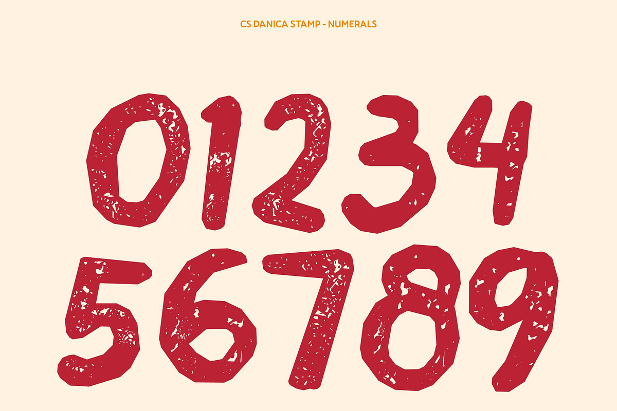CS Danica Stamp, a Handwritten Font by Craft Supply Co. (Photo 3 of 8)