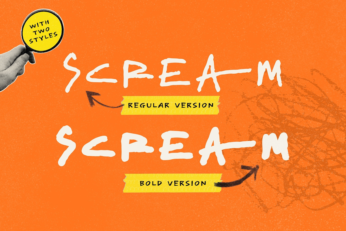 Point of View – Raw Hand-Drawn Font, a Handwritten Font by Sloulyfe (Photo 7 of 10)