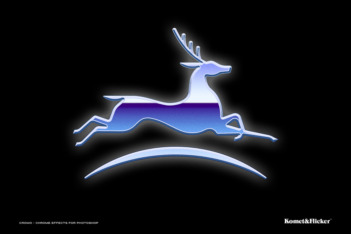 CROMO - Chrome Effects for Photoshop, a Layer Style Add-On by Komet & Flicker (Photo 3 of 12)