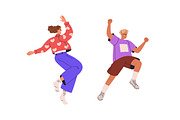 Happy people jumping up set, a Person Illustration by Good Studio (Thumbnail 9 of 12)