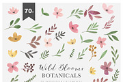 WILD BLOOMS - Watercolor Florals, a Decorative Illustration by Momo Studio (Thumbnail 8 of 13)