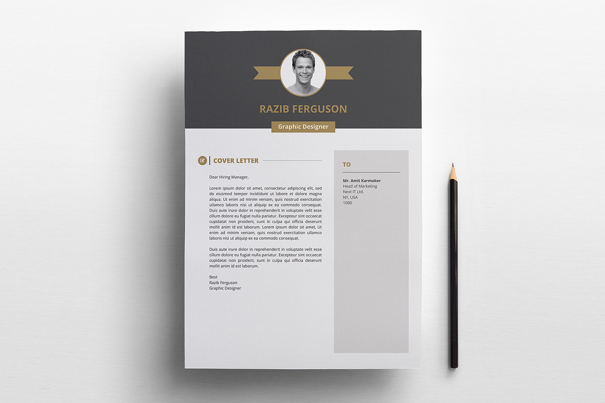 The Resume CV, a Resume Template by Rongmistiry (Photo 5 of 5)