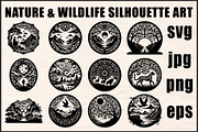 Nature & Wildlife Art Bundle, an Object Graphic by abu67222 (Thumbnail 1 of 13)