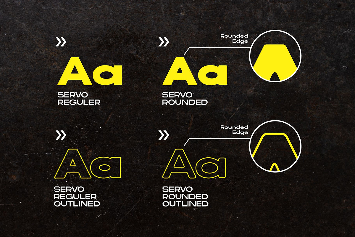 Servo - Bold Sans Serif, a Sans Serif Font by takoliko (Photo 5 of 11)