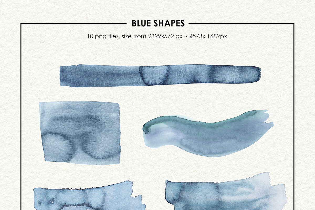Abstract Watercolour Shapes, a Texture Graphic by Sweet Oh Sour (Photo 6 of 8)