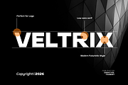 Veltric - Futuristic Display Font, a Sans Serif Font by Dora Typefoundry (Thumbnail 7 of 10)
