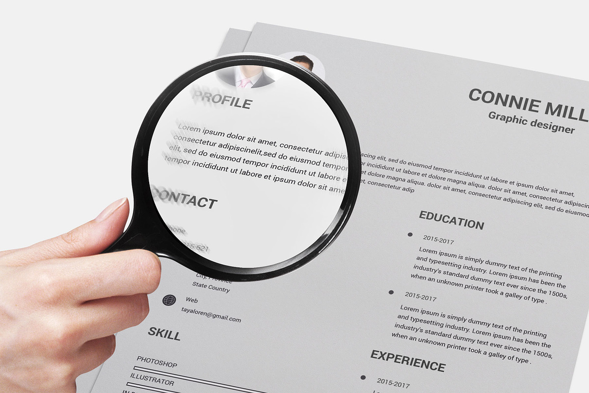 Resume Template and Cover Letter, a Resume Template by designvillage (Photo 11 of 13)