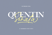 Quentin Sonata - Font Duo, a Serif Font by Rillatype (Thumbnail 1 of 10)