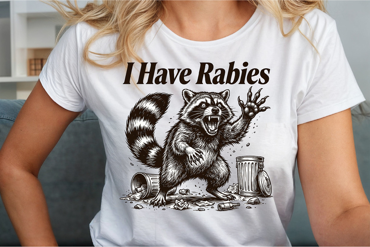Funny Raccoon PNG Sublimation Bundle, an Object Illustration by Sublimation Artist (Photo 15 of 23)