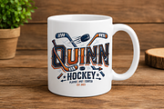 Vintage Hockey Player Logo SVG, an Object Graphic by Artivon (Thumbnail 1 of 3)