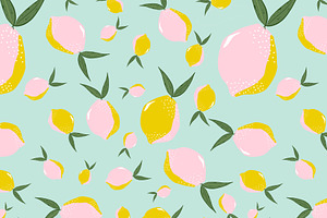 Fruity Fun - Fruit Seamless Patterns