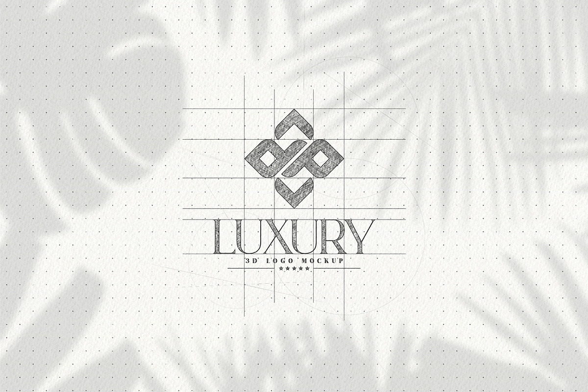 Pencil Sketch Logo Mockup V2, a Mockup by INTENTFX (Photo 5 of 14)