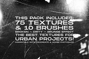 Broken Glass textures + brushes, a Texture Graphic by Visual Fear (Thumbnail 4 of 11)
