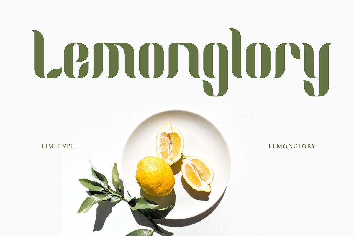 Lemon Glory - Flowers Font, a Script Font by limitype (Photo 1 of 20)