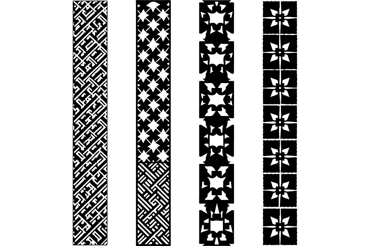Geometric Pattern Panel Set, an Object Graphic by abu67222 (Photo 9 of 13)