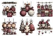 Hanging Christmas Decoration Bundle, an Illustration by Daily.Designs (Thumbnail 5 of 5)