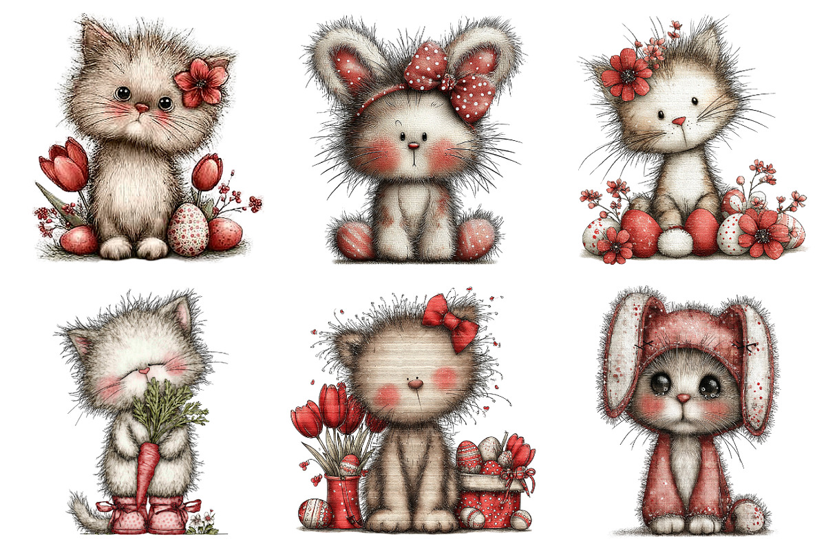Cute Cat Easter Sublimation, an Illustration by designcity5 (Photo 3 of 5)