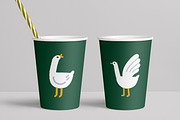 Cute goose. Funny birds, kids set, an Animal Illustration by Good Studio (Thumbnail 6 of 7)