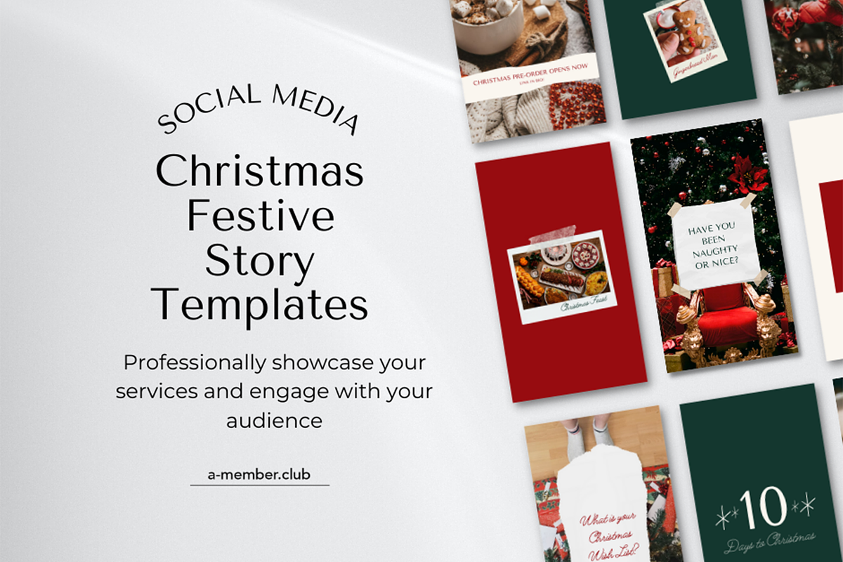 Christmas Festive Story Template, a Social Media Template by a-member.club (Photo 1 of 7)
