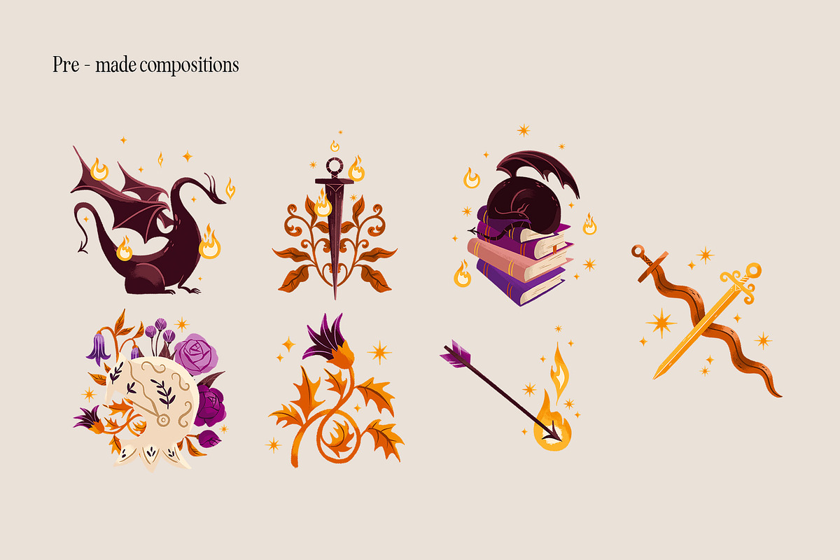Medieval Fantasy Illustrations, a Decorative Illustration by The Creative Butternut (Photo 5 of 10)
