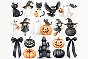 Little Boo Halloween Clipart, a Decorative Illustration by ClipArtCharm (Thumbnail 2 of 6)