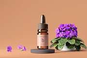 Amber Glass Dropper Bottle Mockups, a Cups & Container Mockup by pmvch (Thumbnail 18 of 20)
